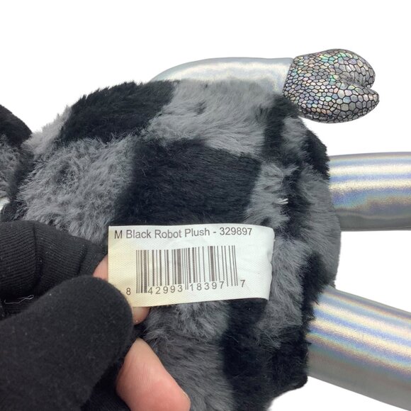 Walmart Valentine's Day Plush Flippable Sequin Heart Robot Toy Glasses 16” - Picture 5 of 7